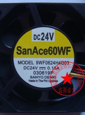 9WF0624H402 DC24V 原装正品日本三洋SANYO 60*60*25MM 设备风扇
