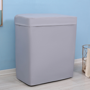 防水防雨防晒双缸半自动洗衣机罩 老式双桶涂银拉链加厚洗衣机套