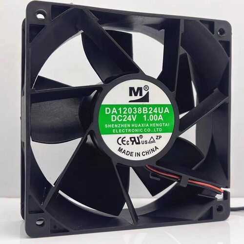 全新 DA12038B24UA DC24V 1.00A 12038 12CM电焊机变频器散热风扇