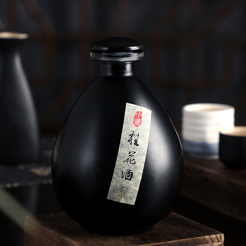 小薰/桂花酒酿花果酒女士颜值微醺礼物甜味12度小瓶古风酒500ml