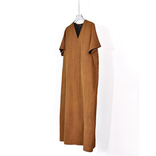 大自然的馈赠 新中式真丝香云纱连衣裙高端新女桑蚕丝年轻款大码A