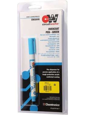 Chemtronics CW3300G Chemtronics 绿色丙烯酸贴合涂层 4.9 g 笔