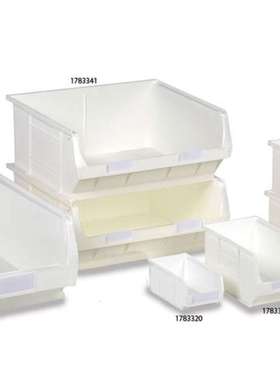 RS PRO RS PRO 31.4L 白色PP半开放式前置容器 200mm x 520mm x 3