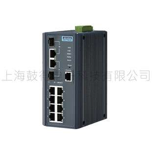 Advantech研华EKI-7710G-2C-AE网管型工业以太网交换机