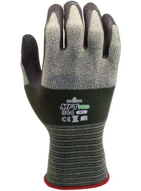 Showa SHO3443 昭和MFT Pro 344 黑绿色微纤维尼龙尼龙防穿刺防撕