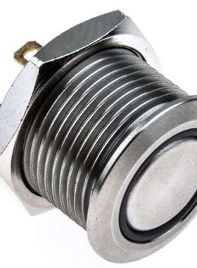 RS PRO RS PRO 发光按钮开关 瞬时面板安装 16mm SPST 切口 黄色