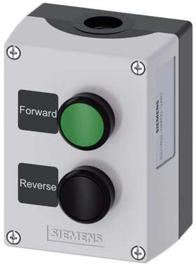 Siemens 3SU1802-0AR00-2AB1 西门子黑灰色塑料3SU1控制站外壳 -