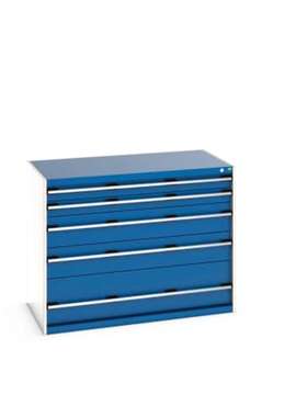 Bott 40030091.11V 5 钢制柜体 1000mm x 750mm x 1300mm 蓝色