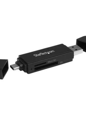 Startech SDMSDRWU3AC 星科 2端口USB 3.1 MicroSD存储卡外置读卡