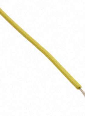 Alpha Wire/3049 YL005单芯电子线PVC黄色26AWG7/34