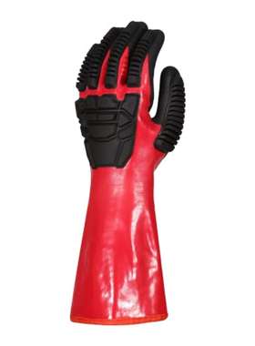 Skytec SKG00093HF Torq Chem X 黑红芳纶钢纤维防切割手套 8/M