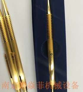 OGURA　JEWEL红宝石楔形钢笔Dpointpen金色