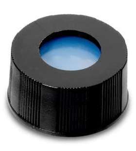 186000841Waters沃特世黑色螺颈帽和PTFE/硅胶隔膜前