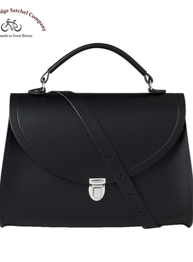 Cambridge Satchel英国剑桥包手提斜挎手工牛皮单肩包7.5寸Poppy