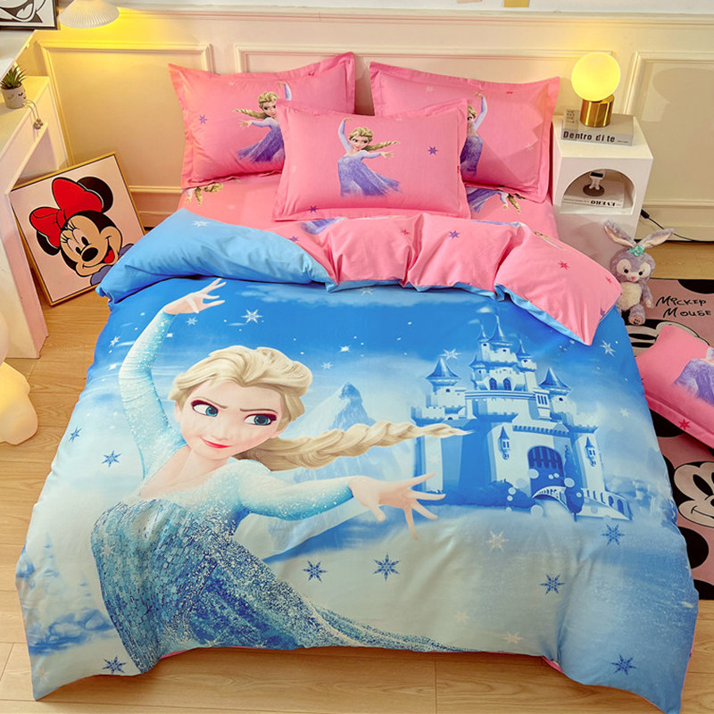 艾莎儿童床品三四件套全棉纯棉公主女孩定制上下铺床笠0.9m库洛米,床上用品,床品套件/四件套/多件套,淘宝优惠券,粉丝福利购,淘宝优惠卷