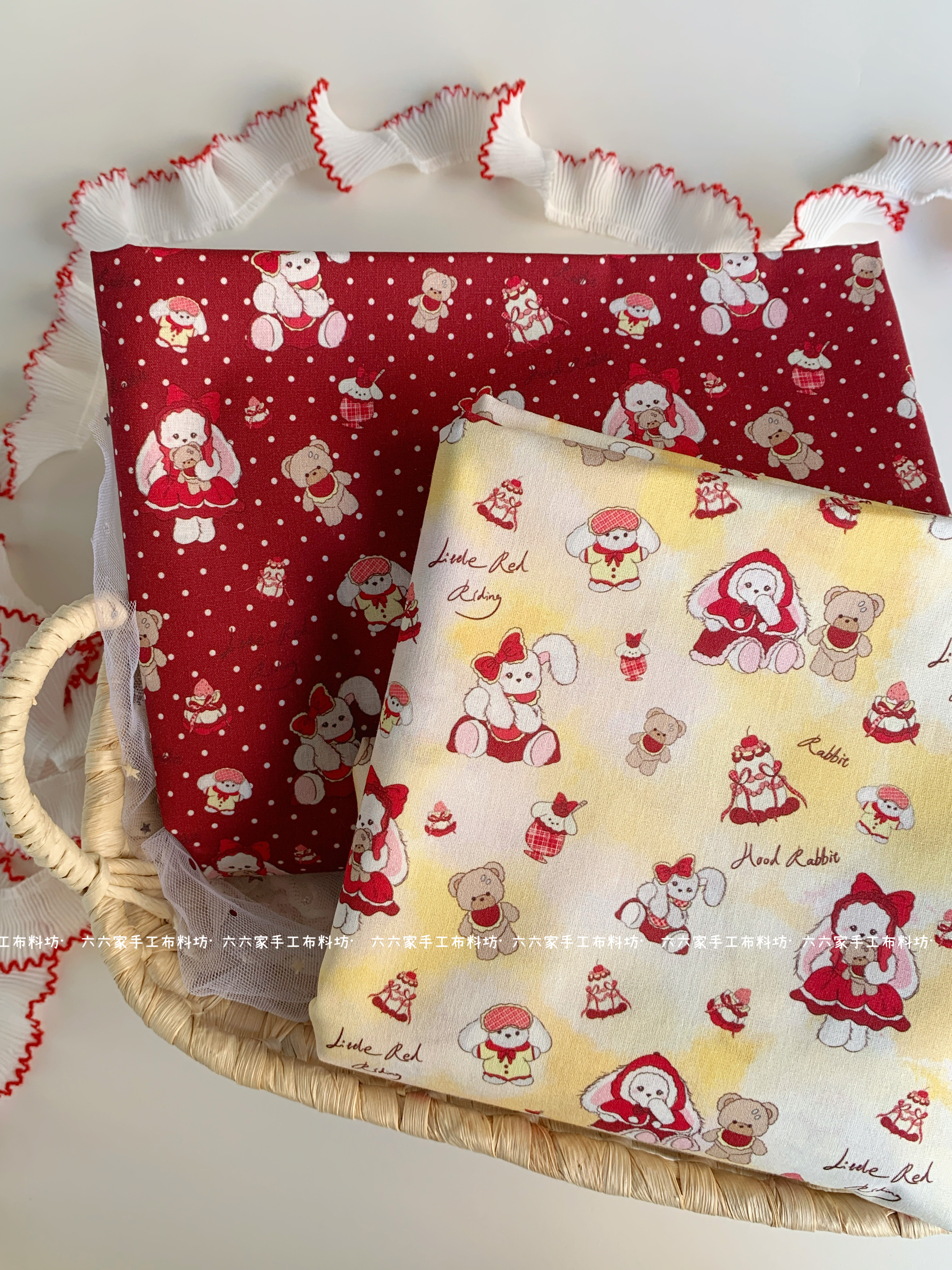 全棉40支印花薄布料可爱波点小兔小熊服装包包发饰口水巾手工diy,居家布艺,海绵垫/布料/面料/手工diy,淘宝优惠券,粉丝福利购,淘宝优惠卷