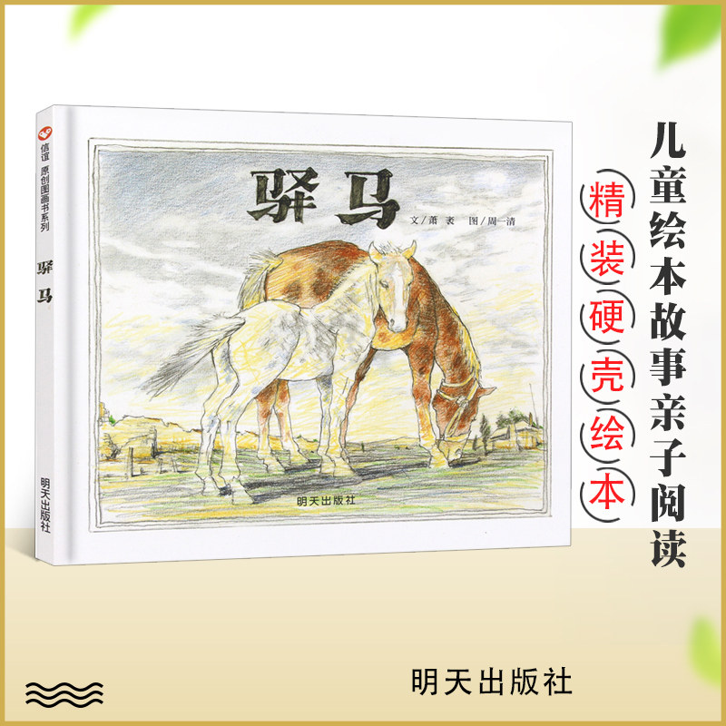 驿马 正版现货闪发  明天出版社 精装硬壳绘本 亲子共读宝宝幼儿童绘本图书3-4-5-6-7岁儿童绘本故事书籍 信谊绘本