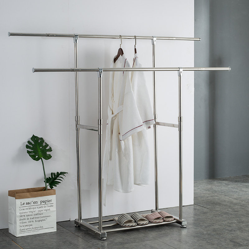 Larson Stainless steel Parallel bars Clothes hanger to ground Telescoping Lifting Drying rack is household indoor Drying rack high-gradein the Storage consolidation , Wash clothing/Sun/Care Products , Landmark/Lift drying racks  category - from Buy2taobao.com to provide professional Taobao agent buy service