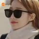 韩国明星同款 潮大框圆脸显瘦方形偏光太阳镜 gm墨镜女ins网红韩版