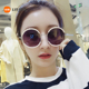 潮气质网红圆脸ins墨镜开车偏光镜 圆形太阳镜女韩版 2026新款 个性