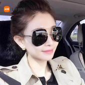 明星同款 太阳眼镜潮圆脸显瘦偏光开车墨镜蛤蟆镜男女大框防紫外线