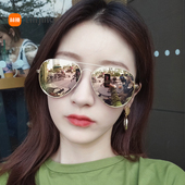 2025新款 大框显瘦太阳镜女圆脸网红蛤蟆镜防紫外线开车偏光眼镜男