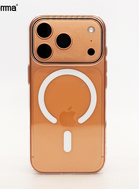 Comma适用于iPhone17promax超薄磁吸硬壳16pro透明壳15promax全包壳手机壳防水疏油涂层