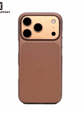 日本PowerSupport适用于iPhone17ProMax AirJacket磨砂透黑硬壳17pro透明超薄壳17全包裸感壳