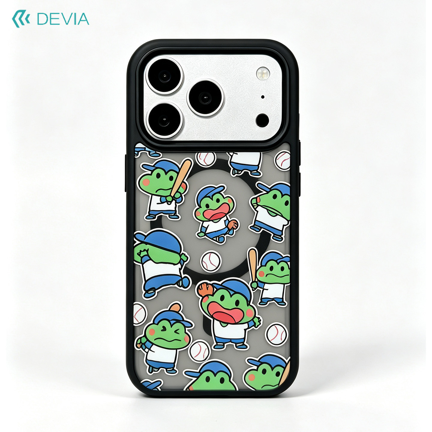 Devia迪沃适用于iPhone18promax文创拼贴浮雕手机壳苹果17pro磁吸磨砂透黑防摔壳17门店同款保护套