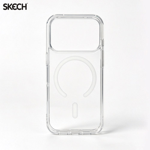 SKECH苹果18promax透明磁吸壳