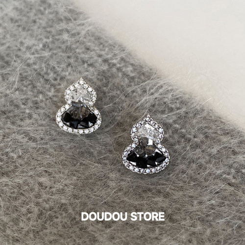 doudoustore渐变葫芦耳钉