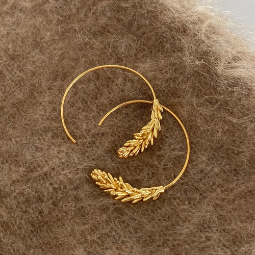 doudoustore麦穗耳环