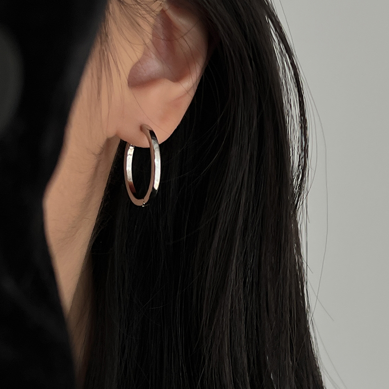 doudoustore质感圆圈耳环小众女