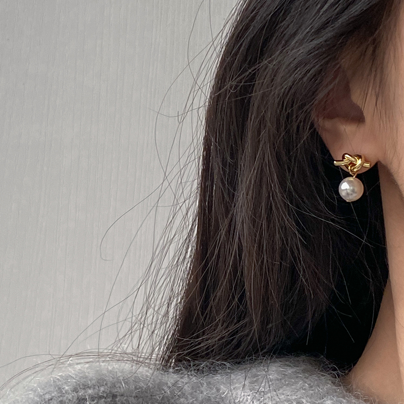 doudoustore奶里奶气珍珠耳环