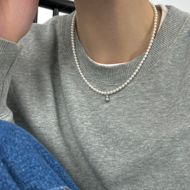 doudoustore珍珠葫芦项链
