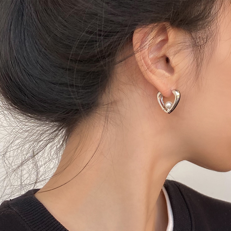 doudoustore爱心耳环