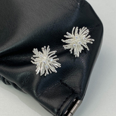 DOUDOUSTORE 烟花耳环女小众设计感百搭耳钉烟花耳环ins女