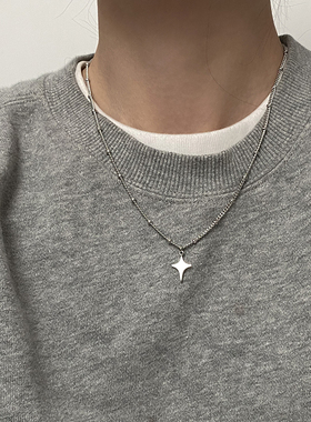 doudoustore四芒星项链