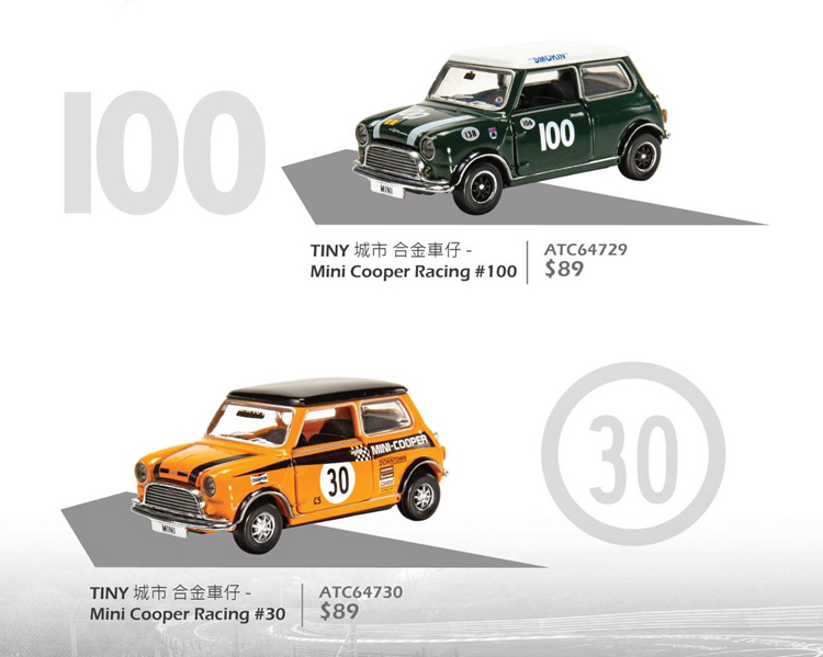 Tiny微影 1:50 迷妳谷巴Mini Cooper Racing #30#100 合金車仔在類目 玩具/童車/益智/積木/模型, 靜態模型, 車模中 - 來自Buy2taobao.com提供專業的淘寶代購服務