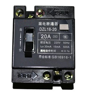 63A2P塑壳断路器 32A 20A总开关保护器DZ18L 家用漏电断路器DZL18