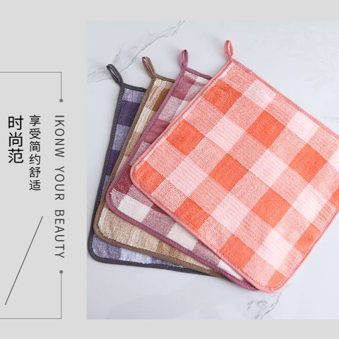 加厚洗碗布巾不沾油擦玻璃双面擦家用厨房抹布干湿两用吸水不掉毛