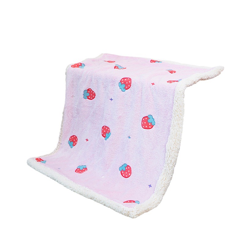 婴幼儿毛毯毯子四季通用睡垫棉垫睡觉用冬季保暖