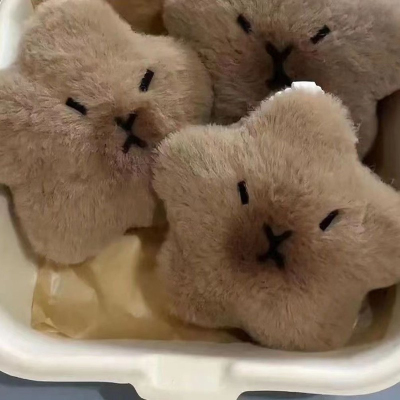 创意背包毛绒挂件钥匙扣吱吱叫星之卡比巴拉包包挂件创意