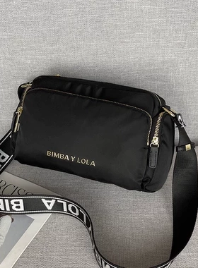 西班牙单肩带包BIMBA Y LOLA2021夏季新款相机包字母斜挎女士女包