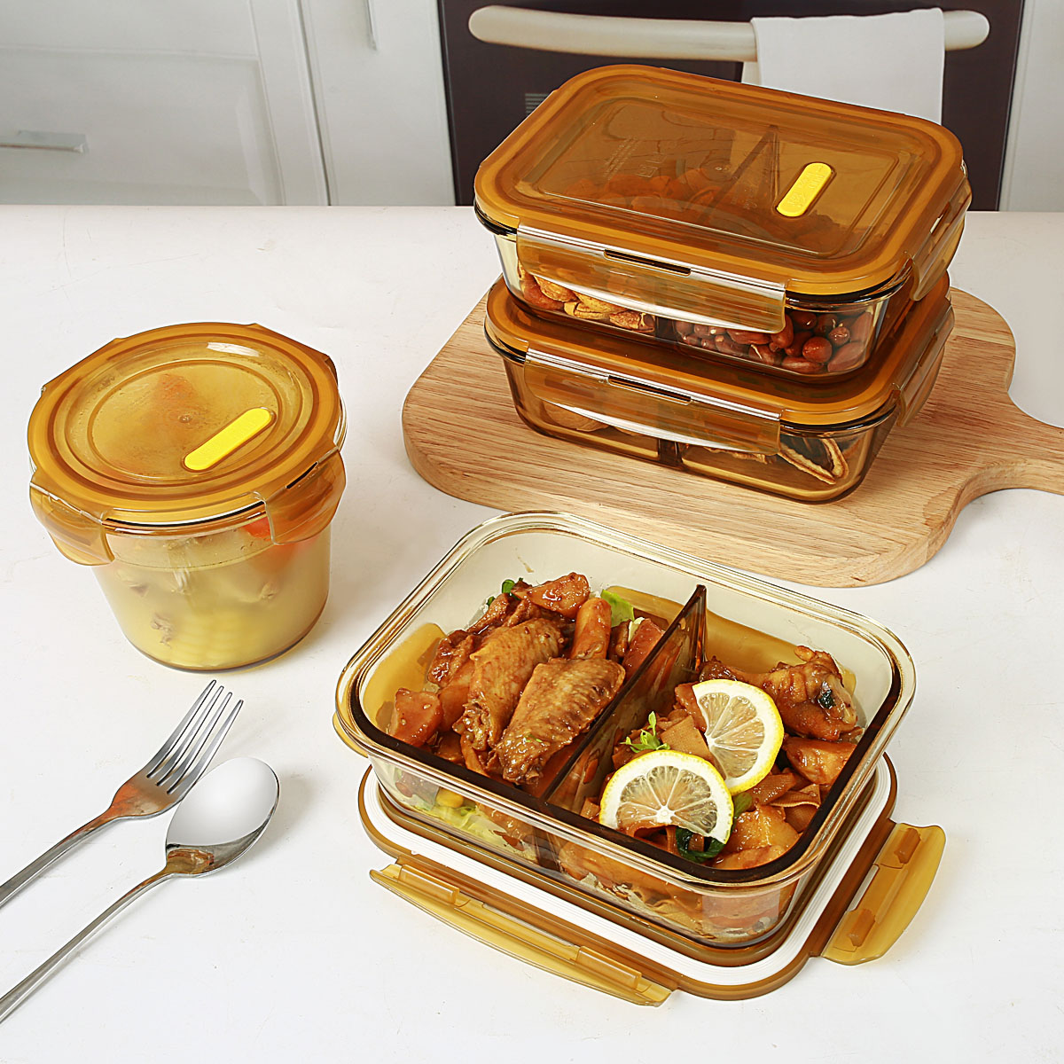 上班族專用保鮮盒可微波爐加熱