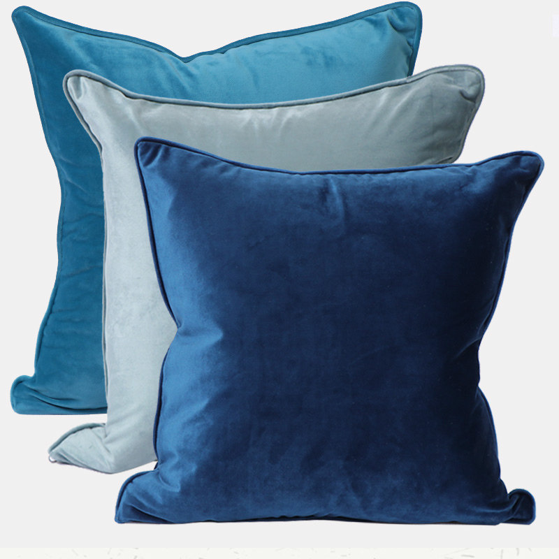 北欧抱枕简约现代多色金丝绒抱枕套客厅沙发靠垫床头靠背枕可定制在类目 居家布艺, 靠垫/抱枕中 - 来自Buy2taobao.com提供专业的淘宝代购服务