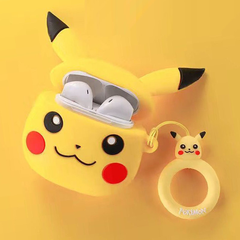 适用华为OPPOvivo苹果小米安卓无线蓝牙耳机猫爪通用入式硅胶软壳