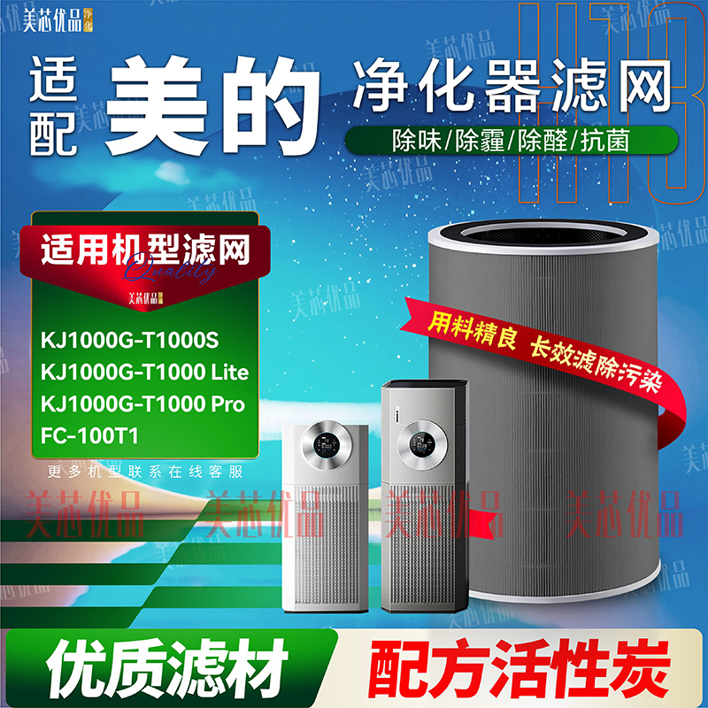 适配美的KJ1000G-T1000滤网