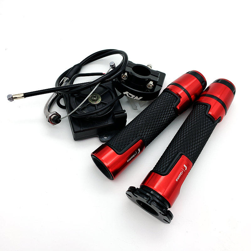 트위스트 오일 거북이 009 매버릭 M3 작은 원숭이 전기 오토바이 핸들 접착제를 증가시키기 위해 전기 자동차 수정 CNC 스로틀 핸들