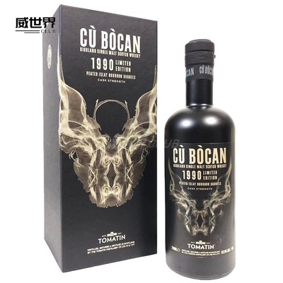 Tomatin28年地狱犬威士忌酒1990